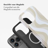 Selencia Vivid Backcover met MagSafe Apple iPhone 15 Pro Max - Desert Waves Beige