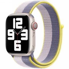 Apple Sport Loop Band Apple Watch Series 1 t/m 9 / SE (38/40/41 mm) | Series 10 (42 mm) - Lavender Gray/Light Lilac