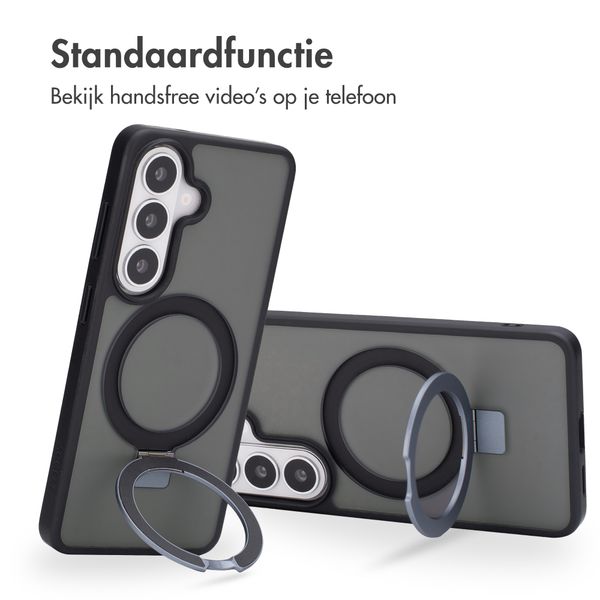 Accezz Ring Stand Backcover met MagSafe Samsung Galaxy S26 - Zwart