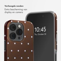 Selencia Vivid Backcover Apple iPhone 14 Pro - Happy Dots Chocolate