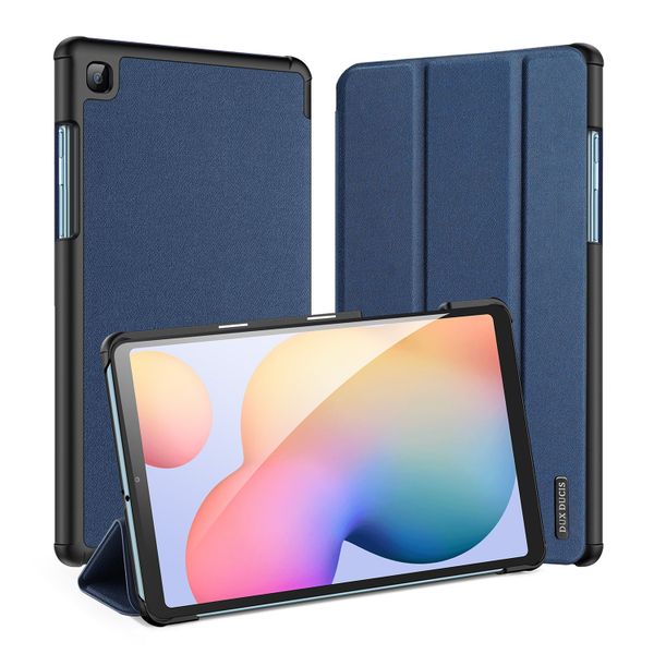 Dux Ducis Domo Bookcase Samsung Galaxy Tab S6 Lite / Tab S6 Lite (2022) - Donkerblauw