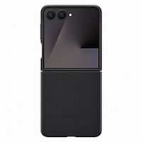 Samsung Originele KindSuit Vegan Leather Case Samsung Galaxy Z Flip 7 - Black
