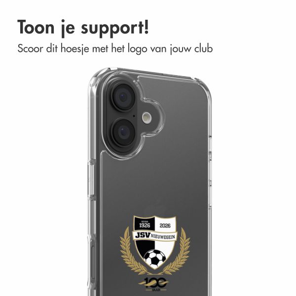 Clear Backcover Apple iPhone 16 - JSV Nieuwegein