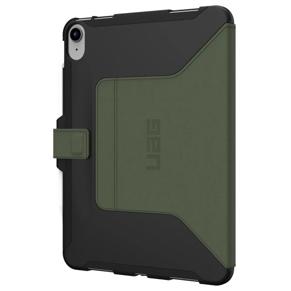 UAG Scout Bookcase Apple iPad 11 (2025) 11 inch A16 / iPad 10 (2022) 10.9 inch - Olive