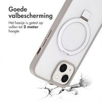 Accezz Ring Stand Backcover met MagSafe Apple iPhone 15 - Grijs