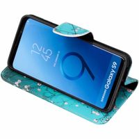 Design Softcase Bookcase Samsung Galaxy S9