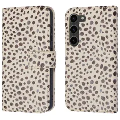 imoshion Design Bookcase Samsung Galaxy S23 - Black And White Dots