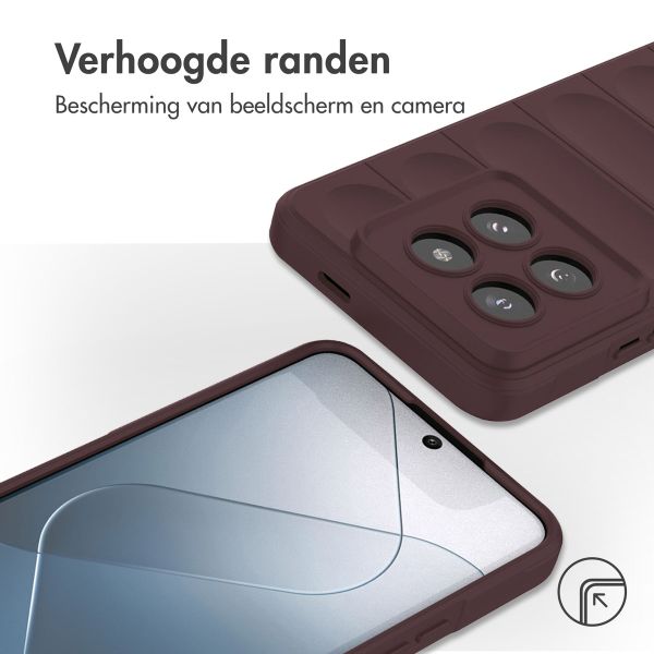 imoshion EasyGrip Backcover Xiaomi 14 Pro - Aubergine