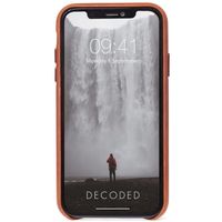 Decoded Leather Backcover iPhone 11 Pro Max - Bruin