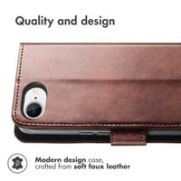 imoshion Luxury Bookcase Apple iPhone 17e / 16e - Dark Brown