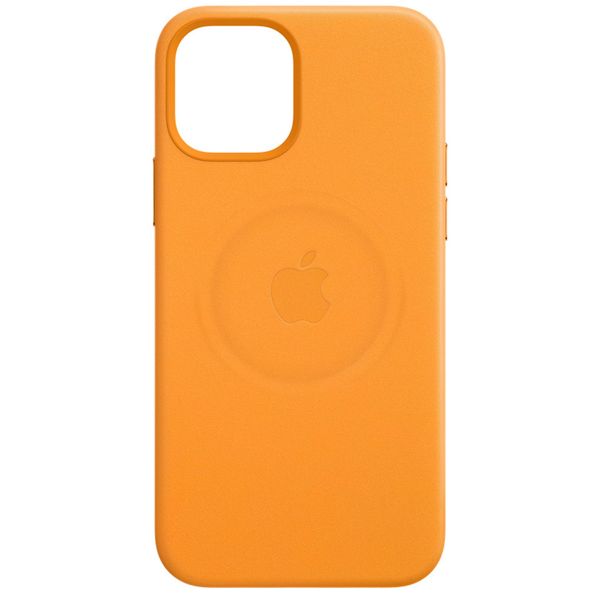 Apple Leather Backcover MagSafe Apple iPhone 12 Mini - California Poppy