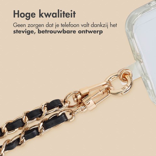 imoshion PU Leather Telefoonkoorden set - Zwart