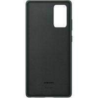 Samsung Originele Leather Backcover Galaxy Note 20 - Donkergroen