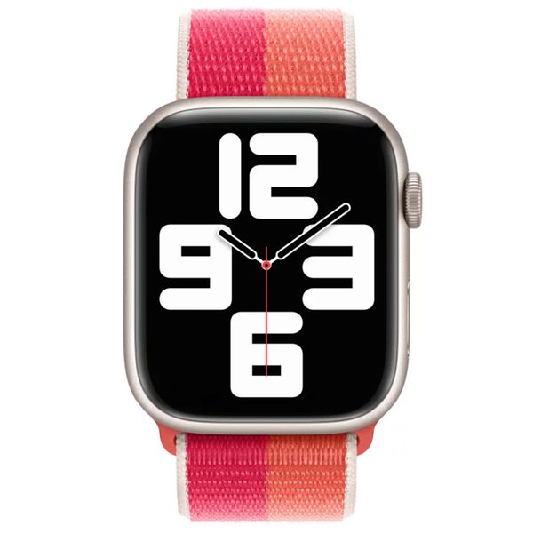 Apple Sport Loop band Apple Watch Series 1 t/m 9 / SE (38/40/41 mm) | Series 10 / 11 (42 mm) - Nectarine