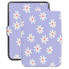 imoshion Design Slim Hard Case Bookcase Amazon Kindle Paperwhite (2024) / Paperwhite Signature Edition (2024) / Colorsoft (2024) / Colorsoft Signature Edition (2024) - Flowers Distance