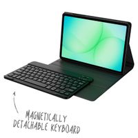 Accezz Bluetooth Keyboard Bookcase Samsung Galaxy Tab A11 Plus - QWERTY / NL - Zwart