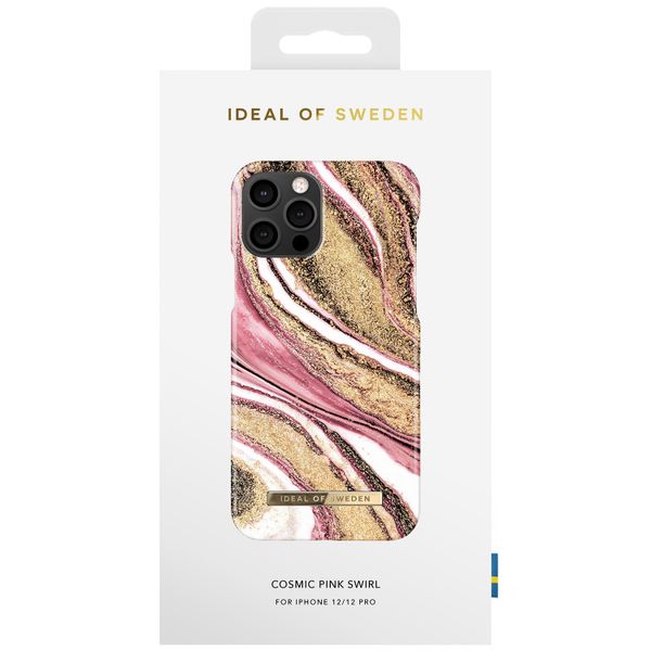 iDeal of Sweden Fashion Backcover iPhone 12 (Pro) - Cosmic Pink Swirl