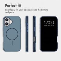 imoshion Colour Back Cover with Thin MagSafe Ring Apple iPhone 17 - Dark Blue