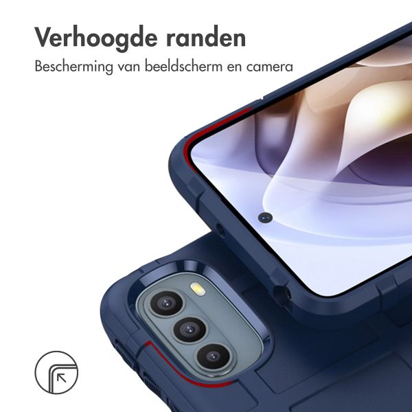 imoshion Rugged Shield Backcover Motorola Moto G31 / G41 - Donkerblauw