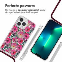 imoshion Design hoesje met koord Apple iPhone 13 Pro - Flower Water