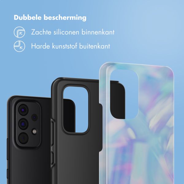 Selencia Vivid Backcover Samsung Galaxy A53 - Holographic Blue Dream