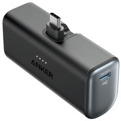 Anker Nano Powerbank met ingebouwde USB-C connector - 5.000 mAh - Zwart