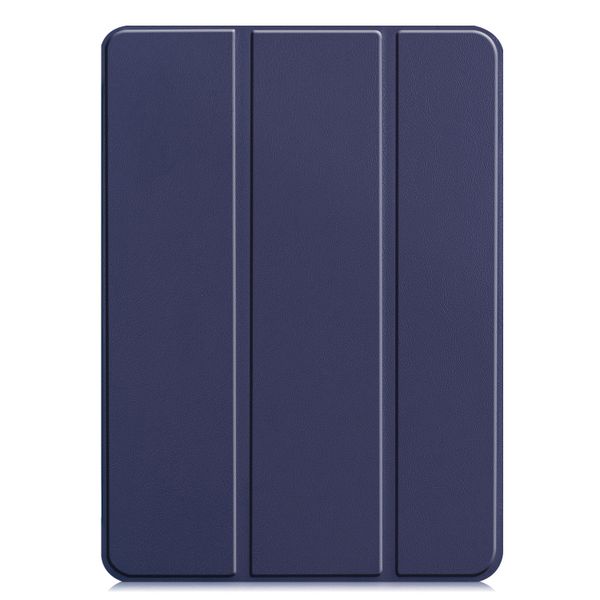 imoshion Trifold Bookcase Apple iPad Pro 12.9 (2020) / iPad Pro 12.9 (2018) - Donkerblauw
