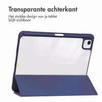 imoshion Trifold Hardcase Bookcase Apple iPad Air 13 inch (2026) M4 / (2025) M3 / (2024) M2 - Donkerblauw