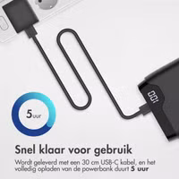 imoshion Powerbank 20.000 mAh - Quick Charge en Power Delivery - Zwart