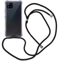 imoshion Transparante Backcover met koord Samsung Galaxy A42 - Zwart