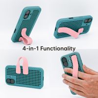 Callbuddy Hoesje met Strap Apple iPhone 17 - Miami Vice