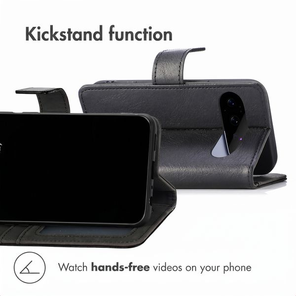 Luxe Bookcase voor de Google Pixel 11 - Zwart