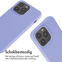 imoshion Siliconen hoesje met koord iPhone 15 Pro Max - Paars