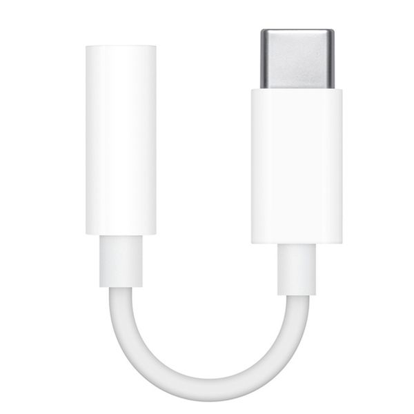 Apple USB-C naar 3,5 mm Jack audio aansluiting adapter - Wit