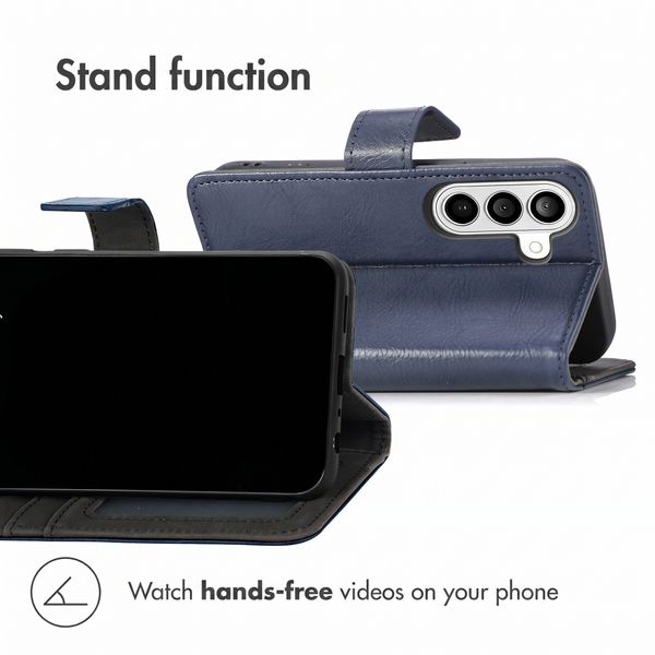 imoshion Luxury Bookcase Samsung Galaxy A27 (5G) - Dark Blue