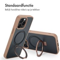 Accezz Ring Stand Backcover met MagSafe iPhone 15 Pro Max - Brown