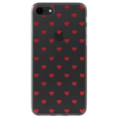 imoshion Design hoesje iPhone SE (2022 / 2020) / 8 / 7 - Red Hearts