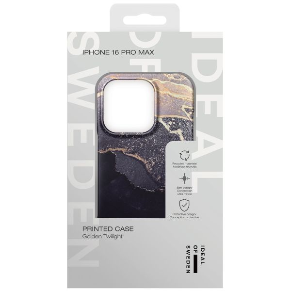 iDeal of Sweden Fashion Backcover Apple iPhone 16 Pro Max - Golden Twilight Marble