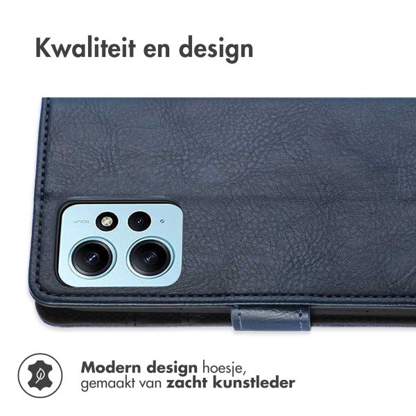 imoshion Luxe Bookcase Xiaomi Redmi Note 12 (4G) - Donkerblauw