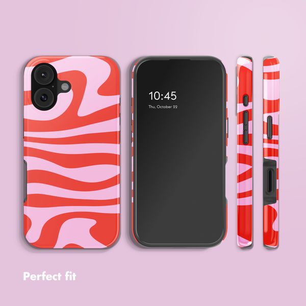 Selencia Vivid Back Cover Apple iPhone 17 - Dream Swirl Pink