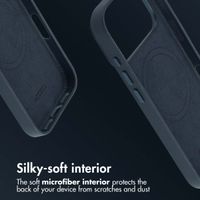 Accezz Leather Back Cover with MagSafe Apple iPhone 17 Pro Max - Nightfall Blue