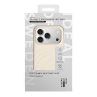 iDeal of Sweden Soft Swirl Silicone MagSafe Case Apple iPhone 17 Pro Max - Cloud Dancer