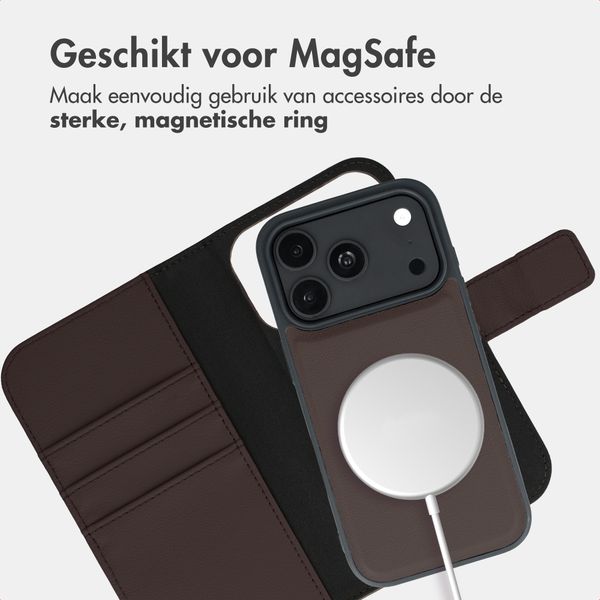 imoshion Uitneembare 2-in-1 Luxe Bookcase Apple iPhone 18 Pro Max / 17 Pro Max - Bruin
