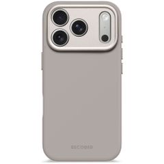 Decoded Silicone Backcover MagSafe Apple iPhone 17 Pro - Soft Taupe