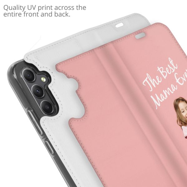 Ontwerp je eigen Samsung Galaxy A34 (5G) gel bookcase hoes