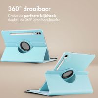 imoshion 360° draaibare Bookcase Samsung Galaxy Tab S10 Plus / Tab S9 FE Plus / Tab S9 Plus - Lichtblauw