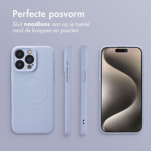 imoshion Color Backcover met MagSafe Apple iPhone 15 Pro Max - Lila