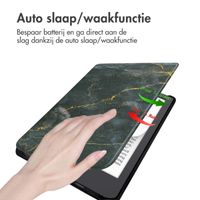 imoshion Design Slim Hard Case Bookcase Pocketbook Verse Lite - Black Marble