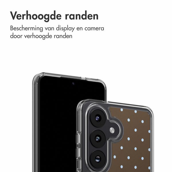 imoshion Design hoesje Samsung Galaxy S27 / S26 - Polka Dot Bruin