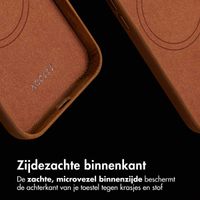 Accezz Vintage Leather Magsafe Backcover Apple iPhone 14 Pro - Tabacco Cognac